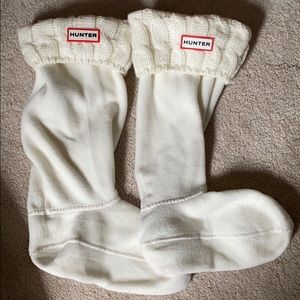 Hunter cable boot socks VGUC size 7-9